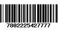 Código de Barras 7802225427777