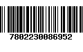 Código de Barras 7802230086952