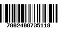 Código de Barras 7802408735118