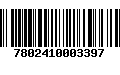 Código de Barras 7802410003397