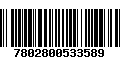 Código de Barras 7802800533589