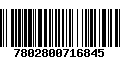 Código de Barras 7802800716845