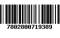 Código de Barras 7802800719389