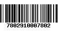 Código de Barras 7802910007802