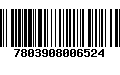 Código de Barras 7803908006524