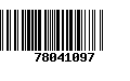 Código de Barras 78041097