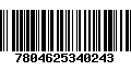 Código de Barras 7804625340243