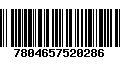 Código de Barras 7804657520286