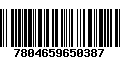 Código de Barras 7804659650387