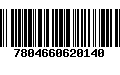 Código de Barras 7804660620140