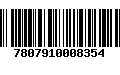 Código de Barras 7807910008354