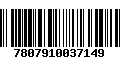 Código de Barras 7807910037149