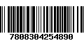 Código de Barras 7808304254890