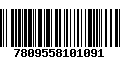 Código de Barras 7809558101091