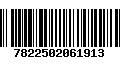 Código de Barras 7822502061913