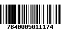 Código de Barras 7840005011174