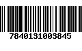 Código de Barras 7840131003845