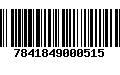 Código de Barras 7841849000515