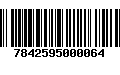 Código de Barras 7842595000064