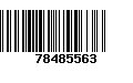 Código de Barras 78485563