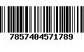 Código de Barras 7857404571789