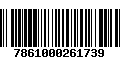 Código de Barras 7861000261739