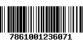 Código de Barras 7861001236071