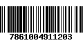 Código de Barras 7861004911203