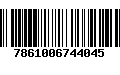 Código de Barras 7861006744045