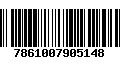 Código de Barras 7861007905148