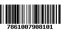 Código de Barras 7861007908101