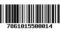 Código de Barras 7861015500014