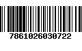 Código de Barras 7861026030722