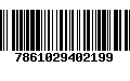 Código de Barras 7861029402199