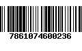 Código de Barras 7861074600236