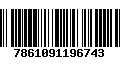 Código de Barras 7861091196743