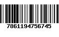 Código de Barras 7861194756745