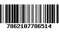 Código de Barras 7862107786514