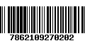 Código de Barras 7862109270202