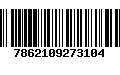 Código de Barras 7862109273104