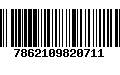 Código de Barras 7862109820711