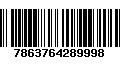 Código de Barras 7863764289998