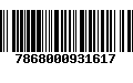 Código de Barras 7868000931617