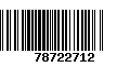 Código de Barras 78722712