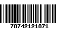 Código de Barras 78742121871