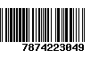 Código de Barras 7874223049