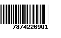 Código de Barras 7874226901