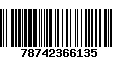 Código de Barras 78742366135