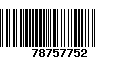 Código de Barras 78757752