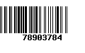 Código de Barras 78903784